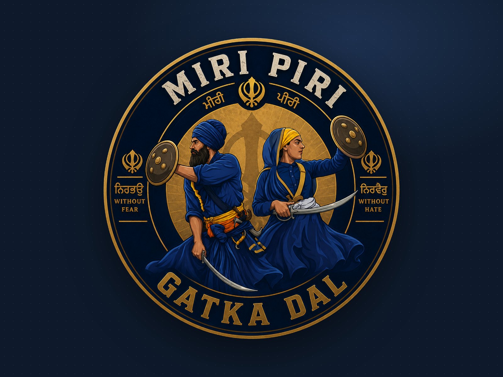 Miri Piri Gatka Dal: logo & emblem