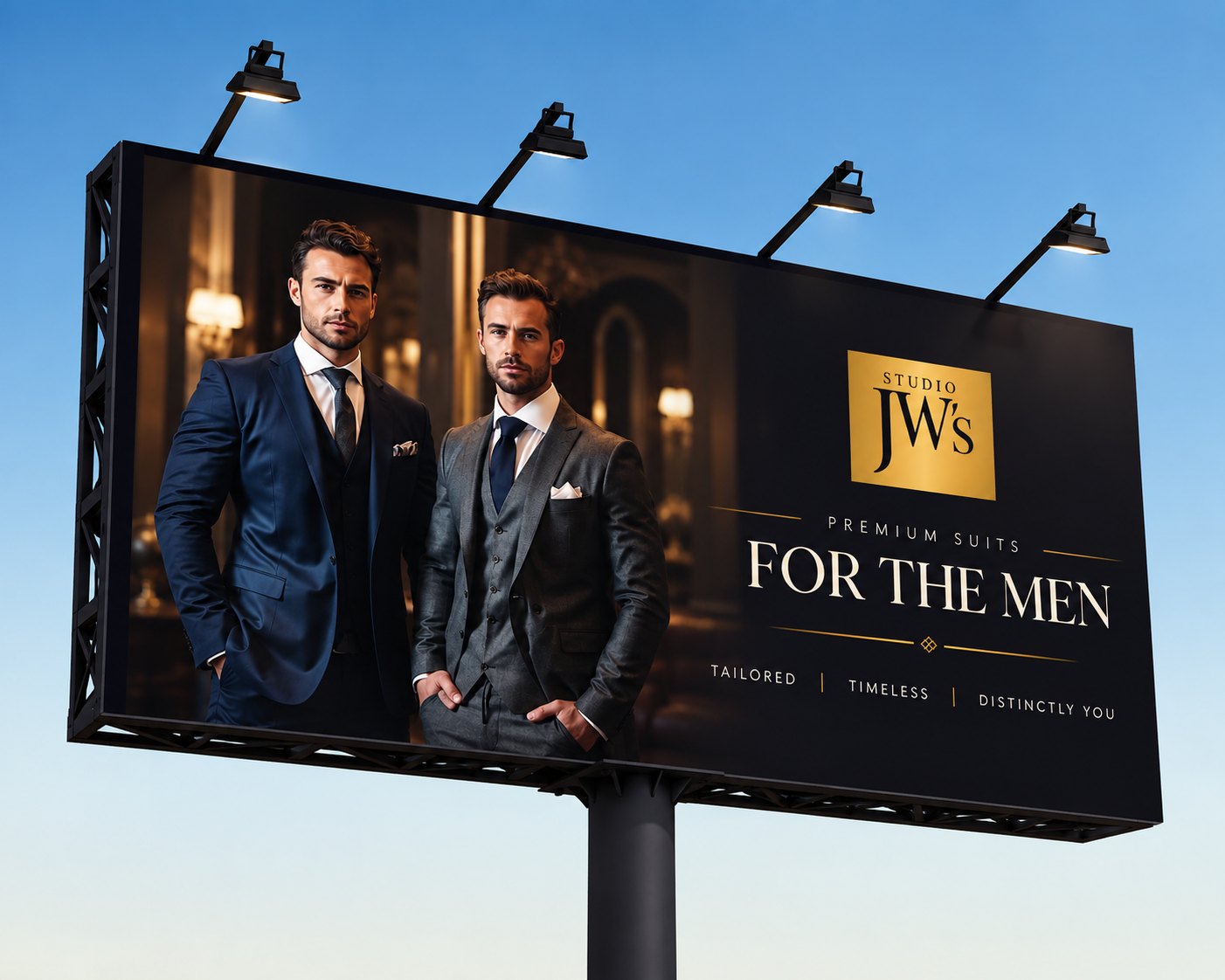 Studio JW’s: menswear billboard campaign