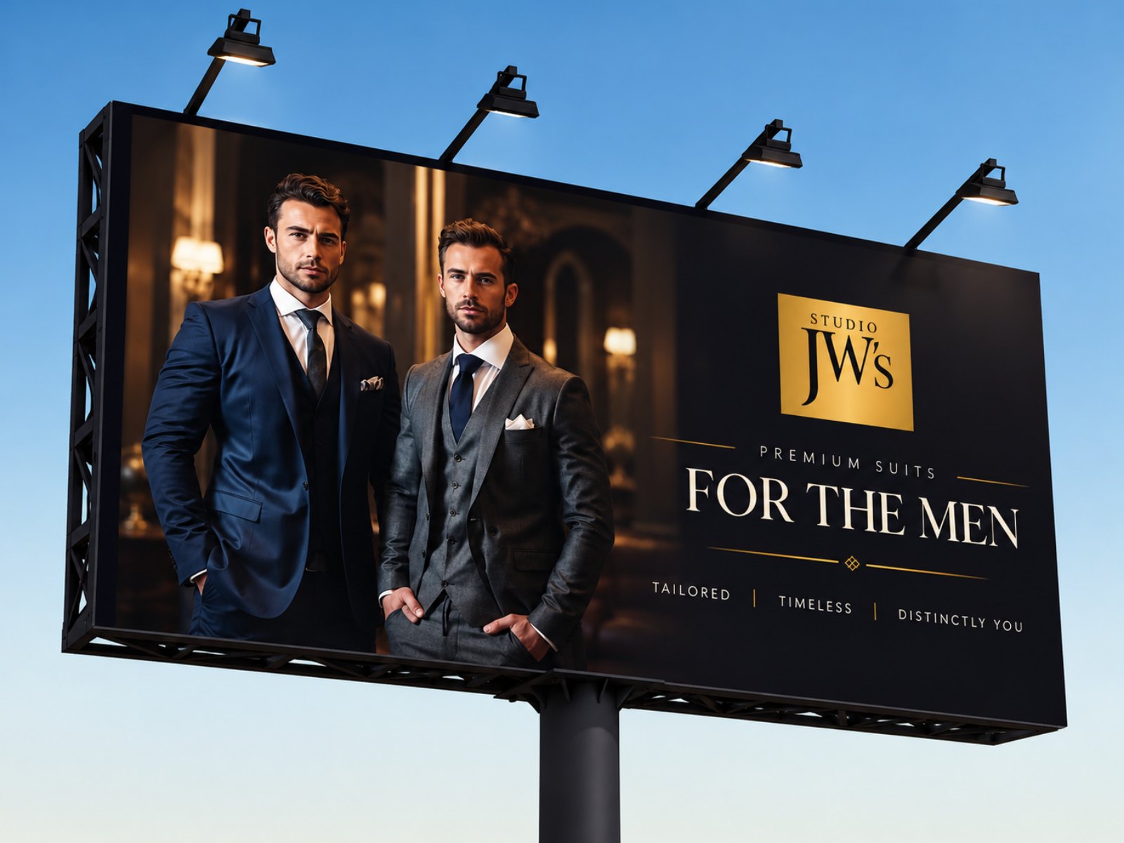 Studio JW’s: menswear billboard campaign